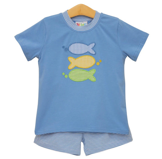 One Fish Two Fish Boys Short Set