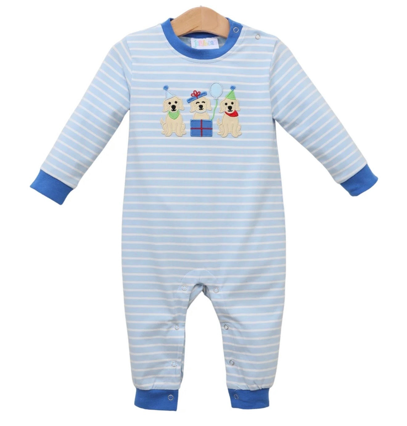 Puppy Party Boys Romper