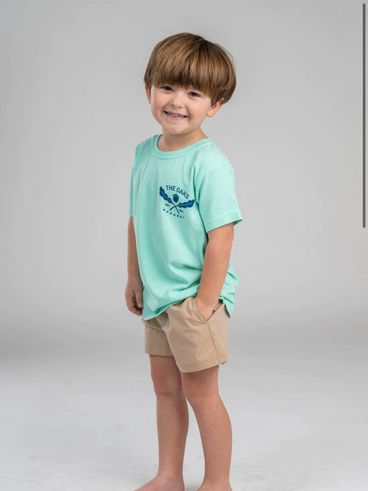 The Oaks Smith Khaki Twill Boys Shorts