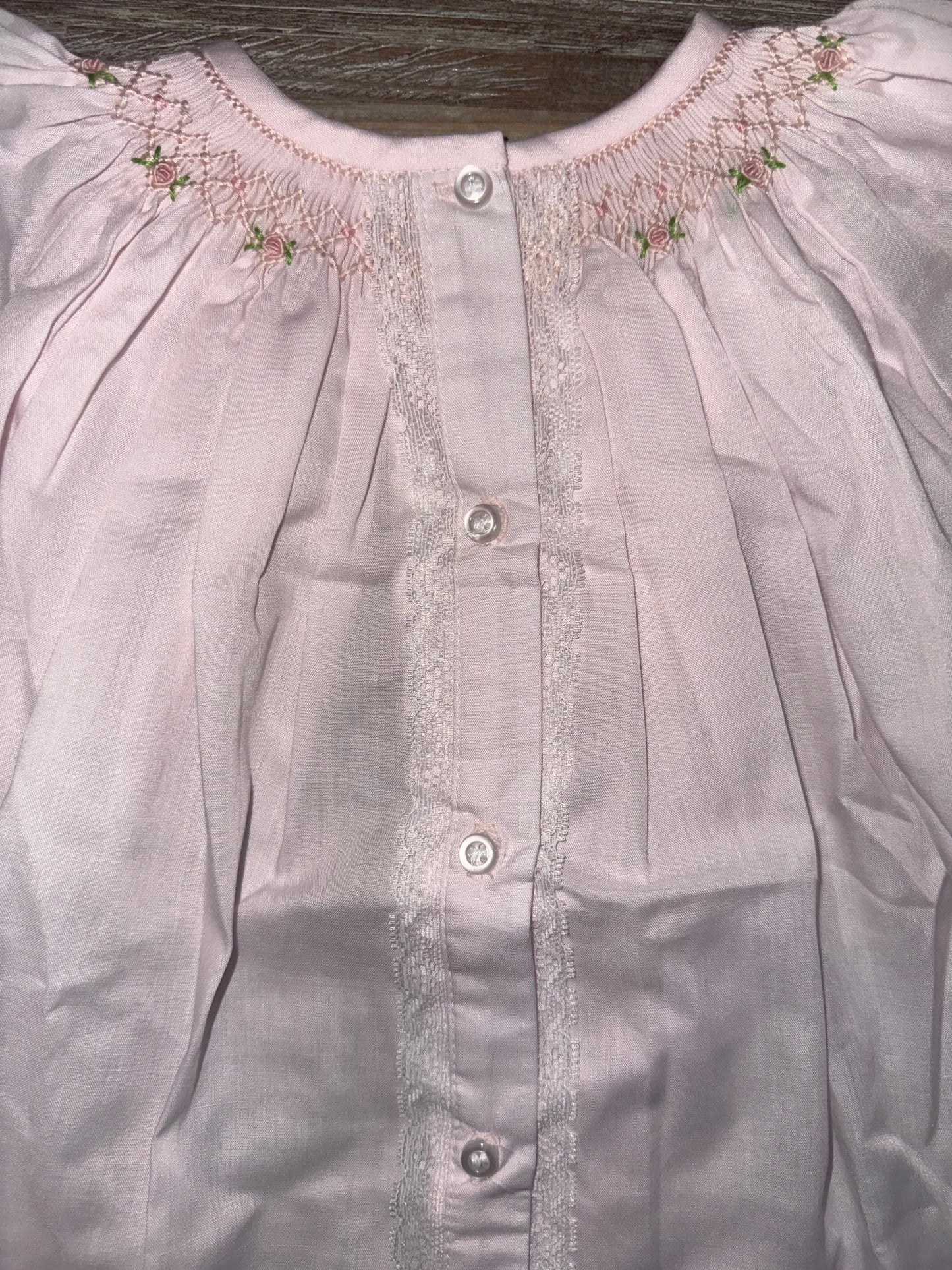 Pink Geometric Flowers Sophia Girls Dress