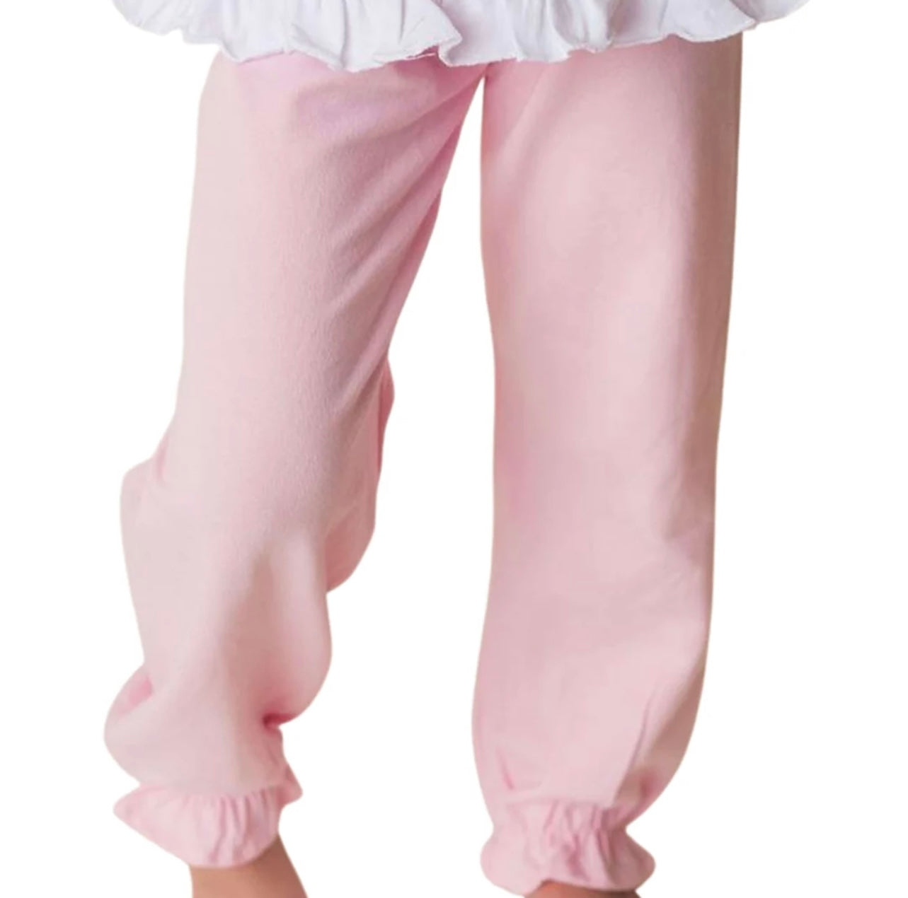 Ruffle Bloomer Girls Pants- Light Pink