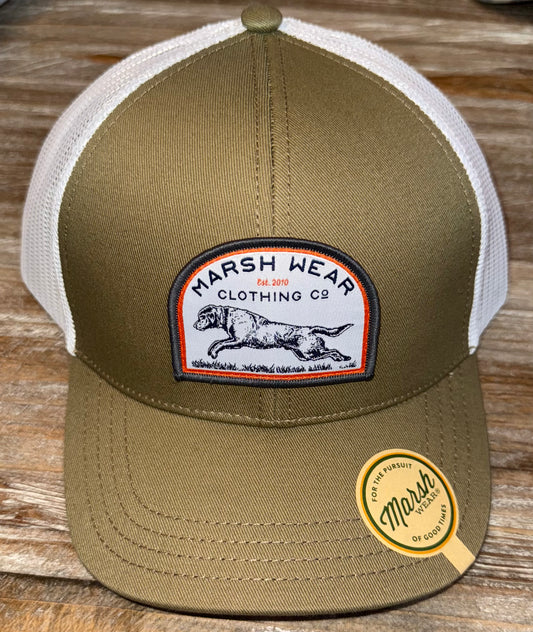 Retrieve Trucker Boys Olive Hat