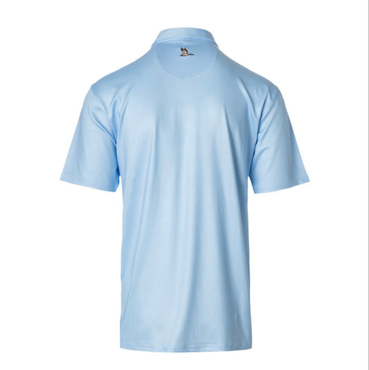 Roost Mallard Boys Polo-Blue/White