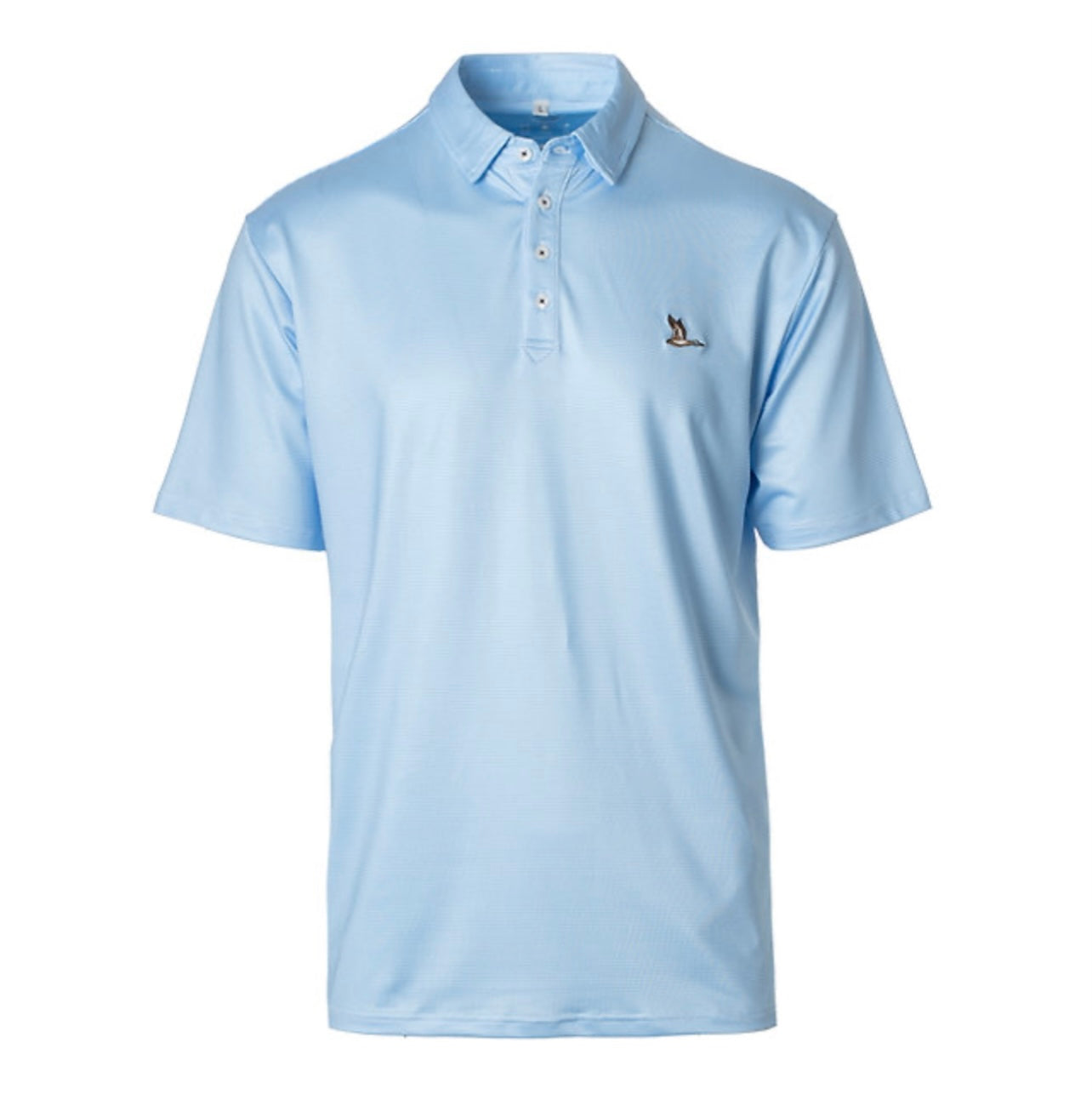 Roost Mallard Boys Polo-Blue/White