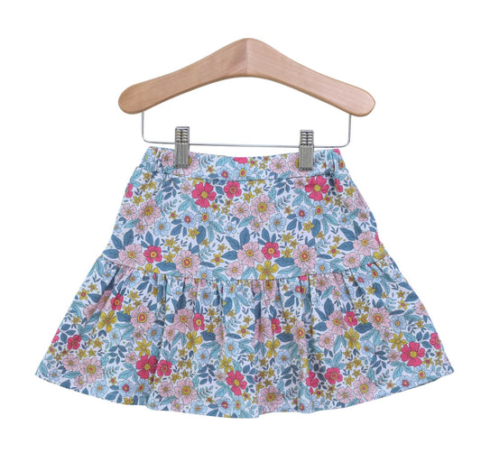 Meadow Floral Girls Skort