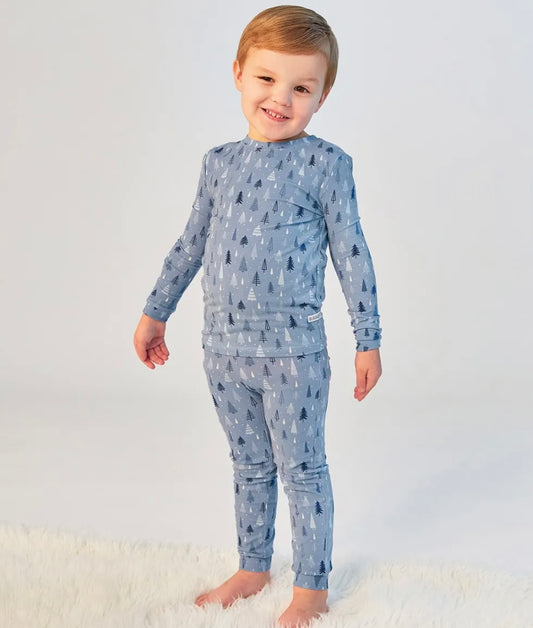 Rugged Butts Frosted Forest Boys Pajamas