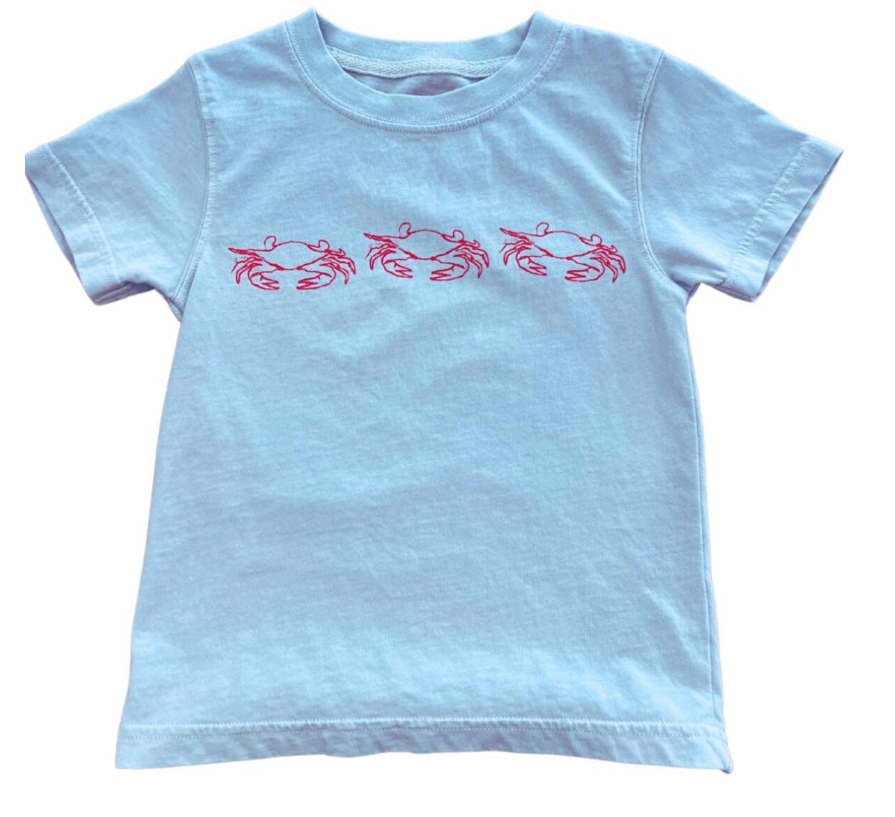 Light Blue Crab Trio Boys T-Shirt