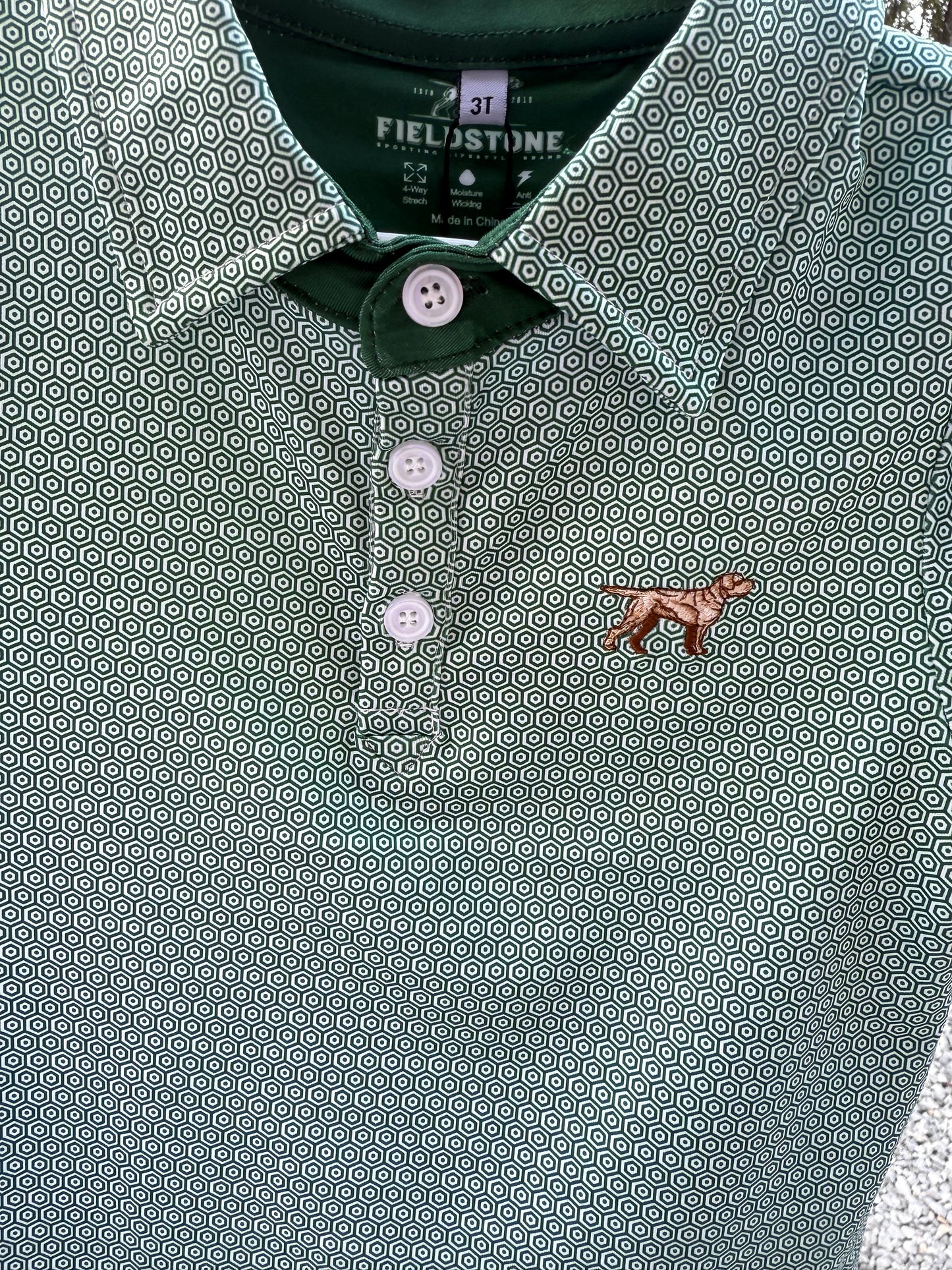 Green Diamond Boys Polo