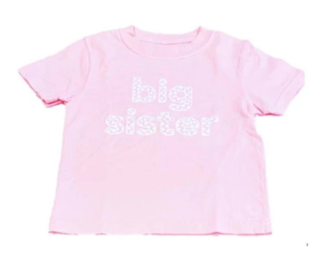 Mustard & Ketchup Kids Light Pink Big Sister Girls Tee