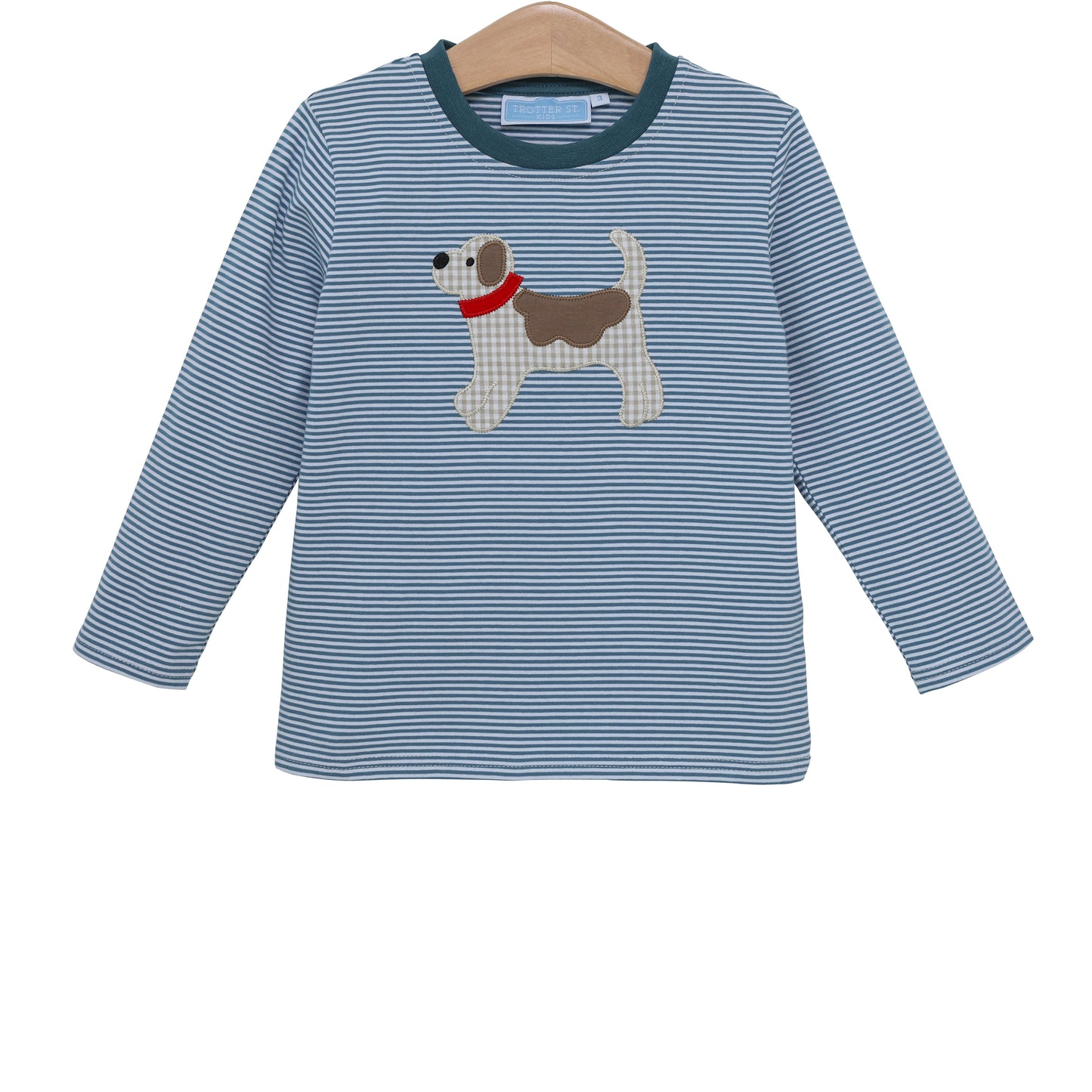 Dog Appliqué Boys Shirt