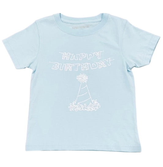 Mustard & Ketchup Kids Light Blue Boys Birthday Tee