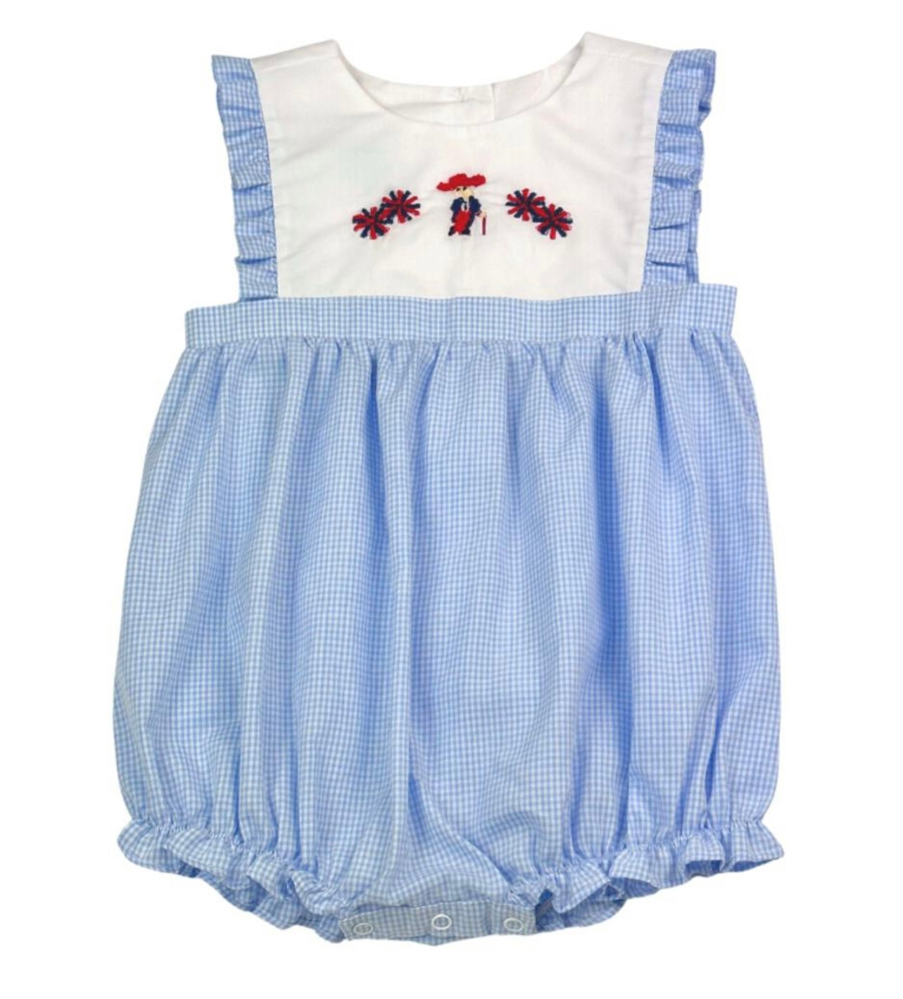 Light Blue Rebel French Knot Girls Bubble