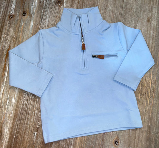 Kingston 1/4 Zip Blue Boys Pullover