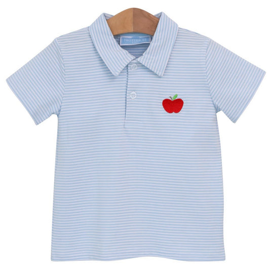 Trotter Street Kids Back to School Apple Boys Polo