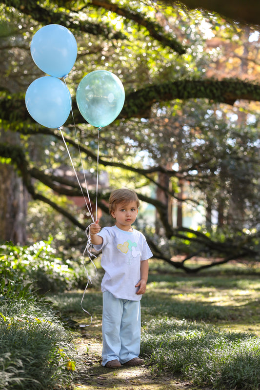 Mouse Balloon Appliqué Boys Shirt