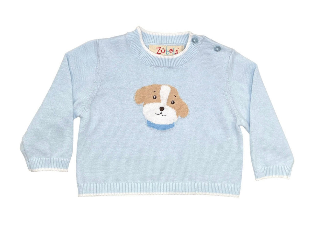 Blue Puppy Boys Sweater