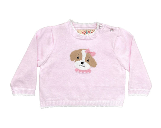 Pink Puppy Girls Sweater