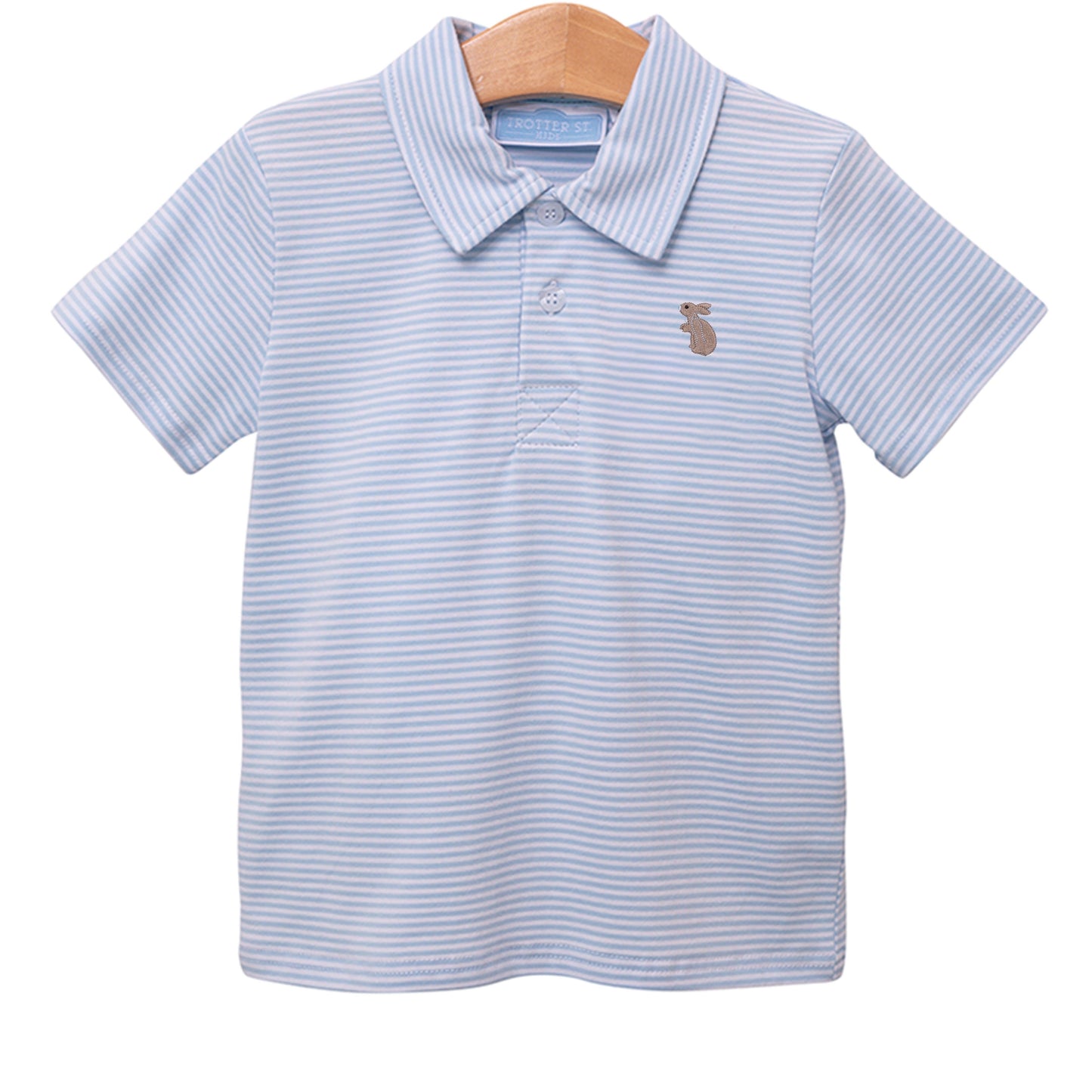 Bunny Embroidery Boys Polo