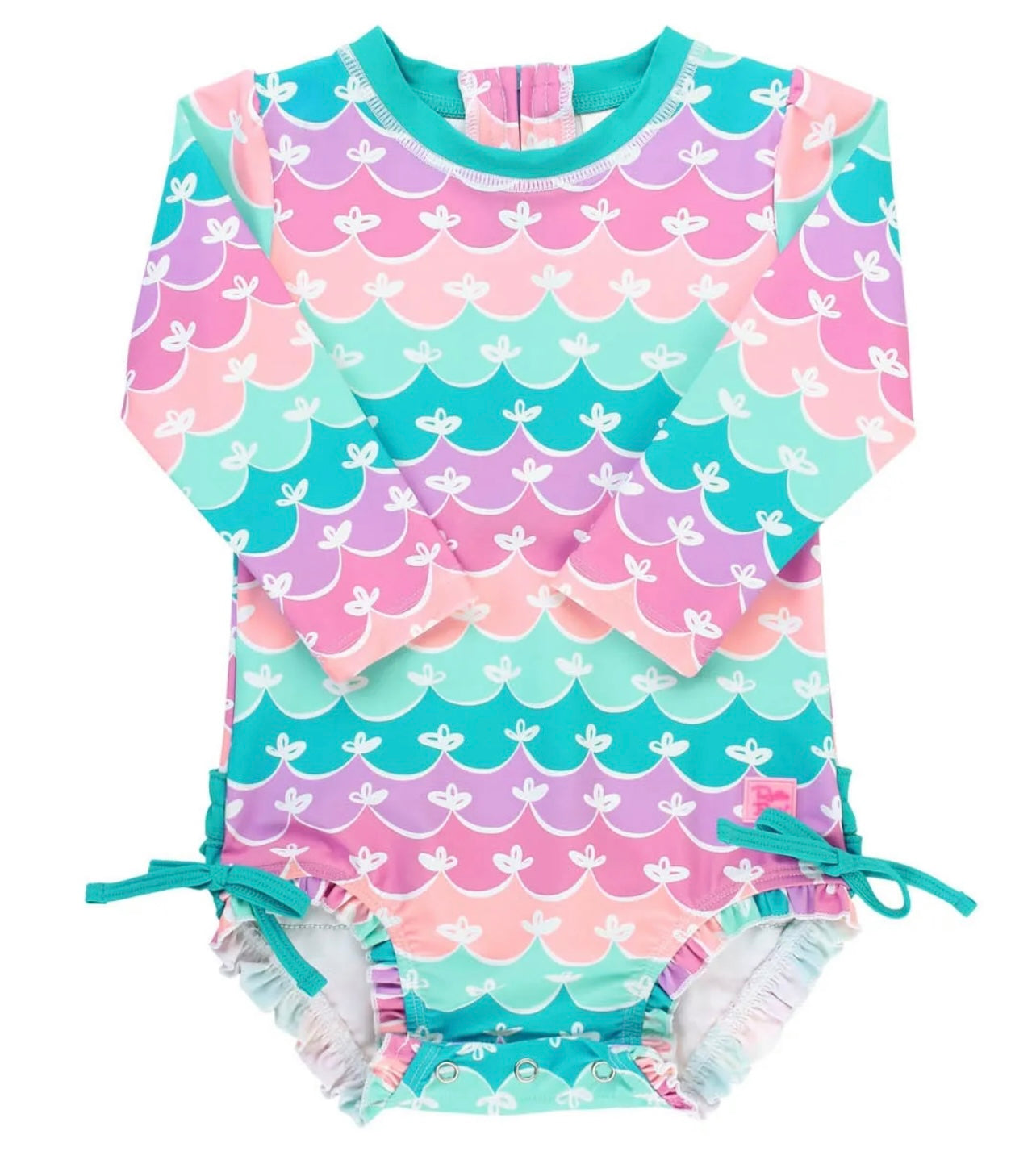 Ruffle Butts One Piece Girls Mermaid Rash Guard – Lily Love Children’s ...