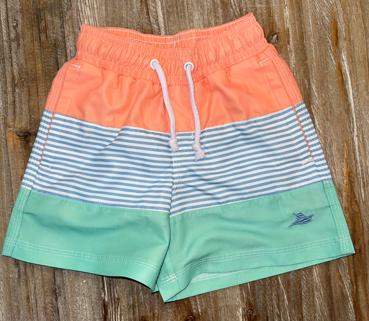 Southbound Color Block Boys Swim Shorts