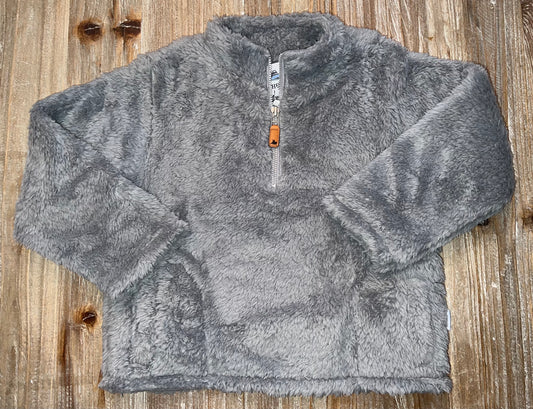 Southbound Gray Sherpa Boys Pullover