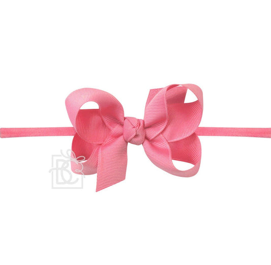 Beyond Creations 3.5” Medium Headband Bow Hot Pink