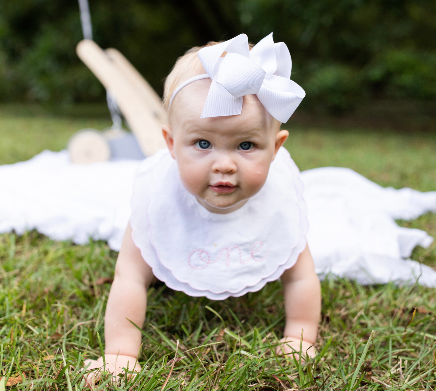 Beyond Creations 4.5” Large Headband Bow White