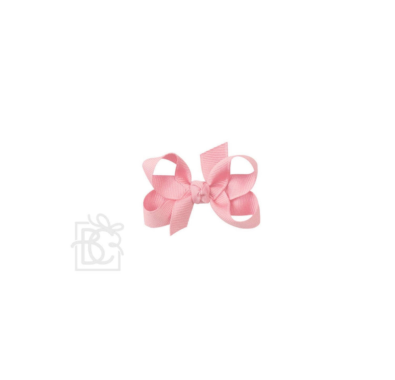 Beyond Creations Small 3” Bow on Alligator Clip Pink