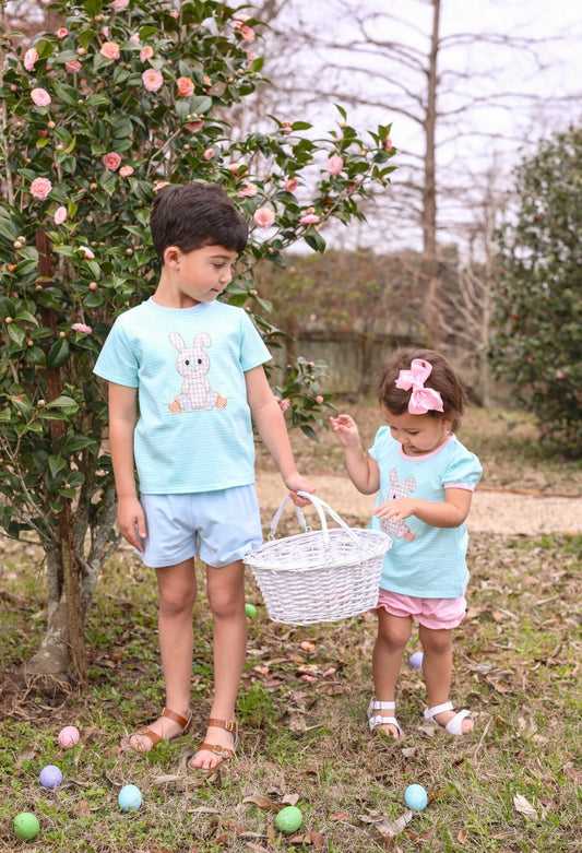 Bunny Appliqué Girls Bloomer Set