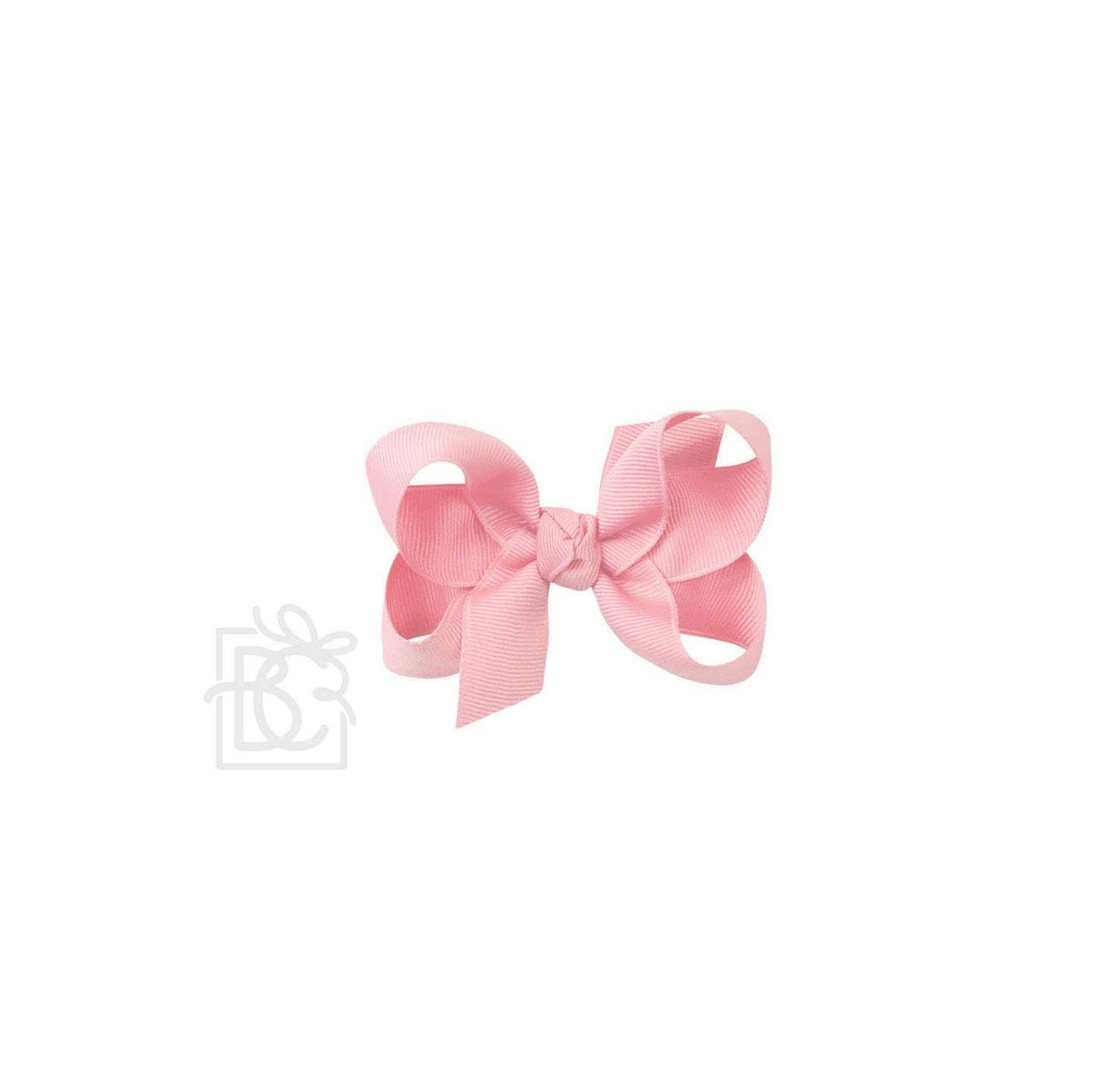 Beyond Creations 3.5” Medium Bow on Alligator Clip Pink