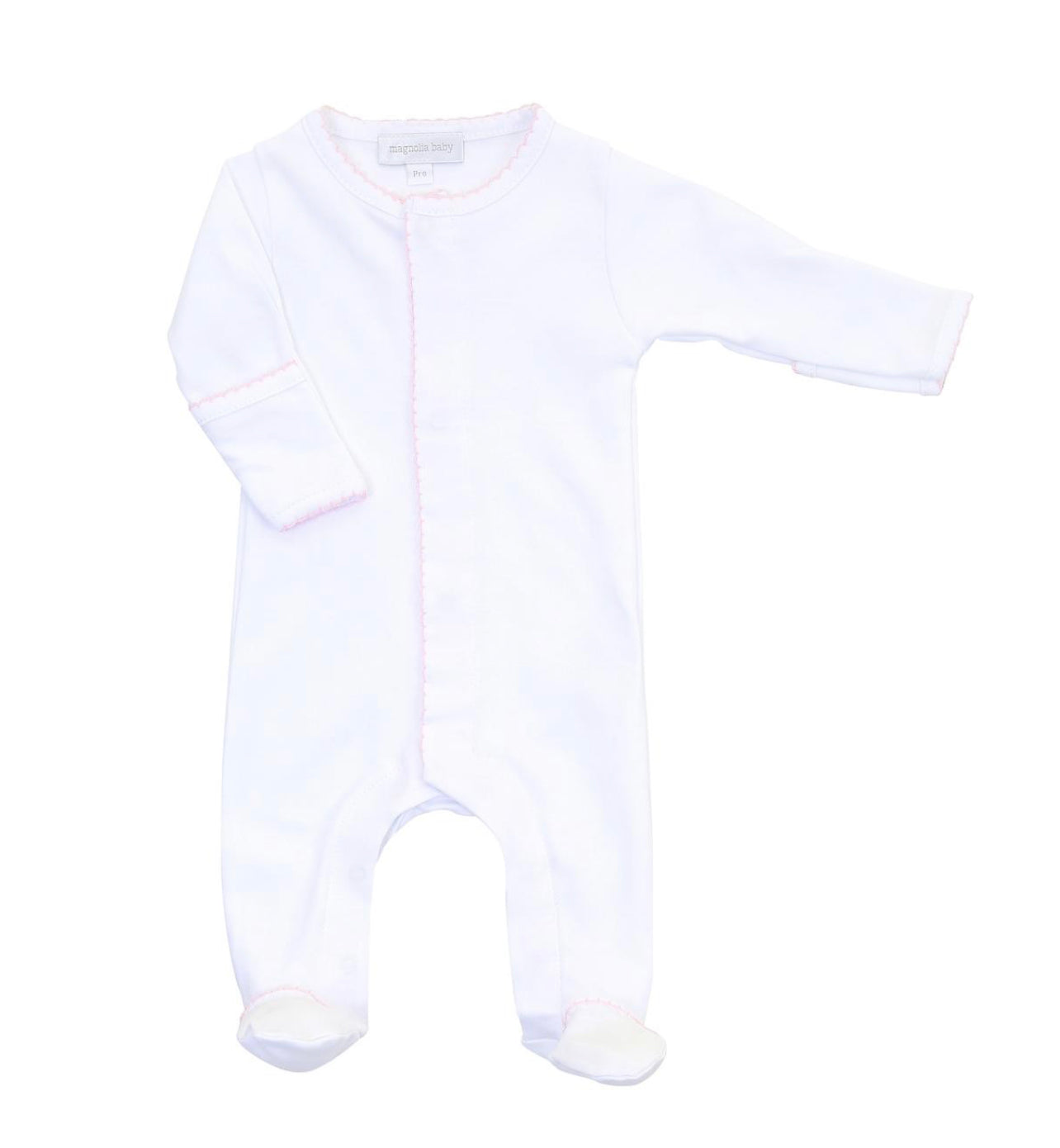 Magnolia Baby Essentials Light Pink Girls Footie